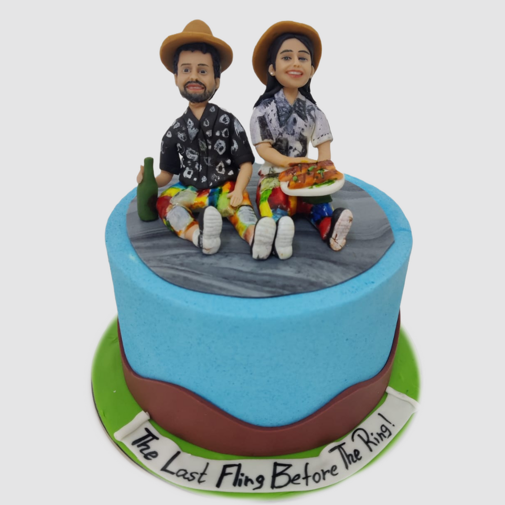 Couples Topper Cake - Crave by Leena