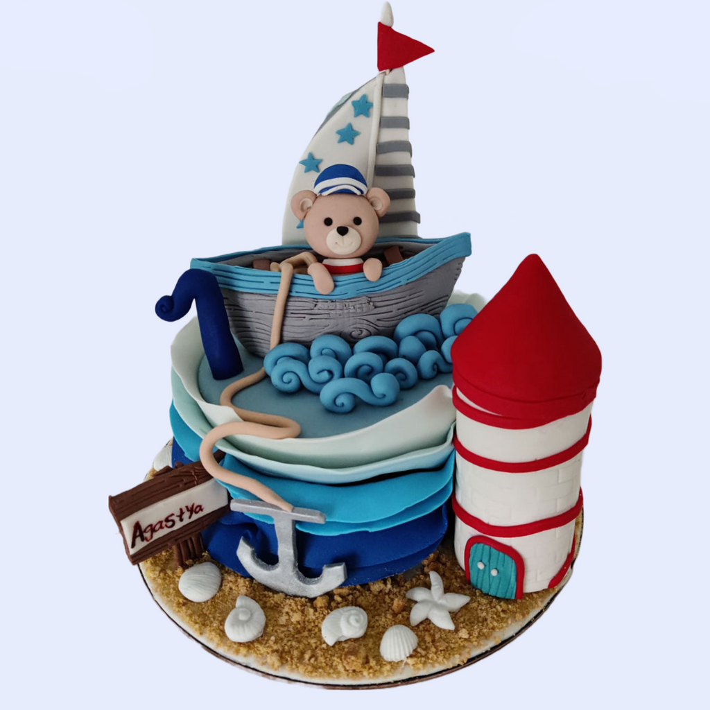 Ruffled Sailing Cake - Crave by Leena