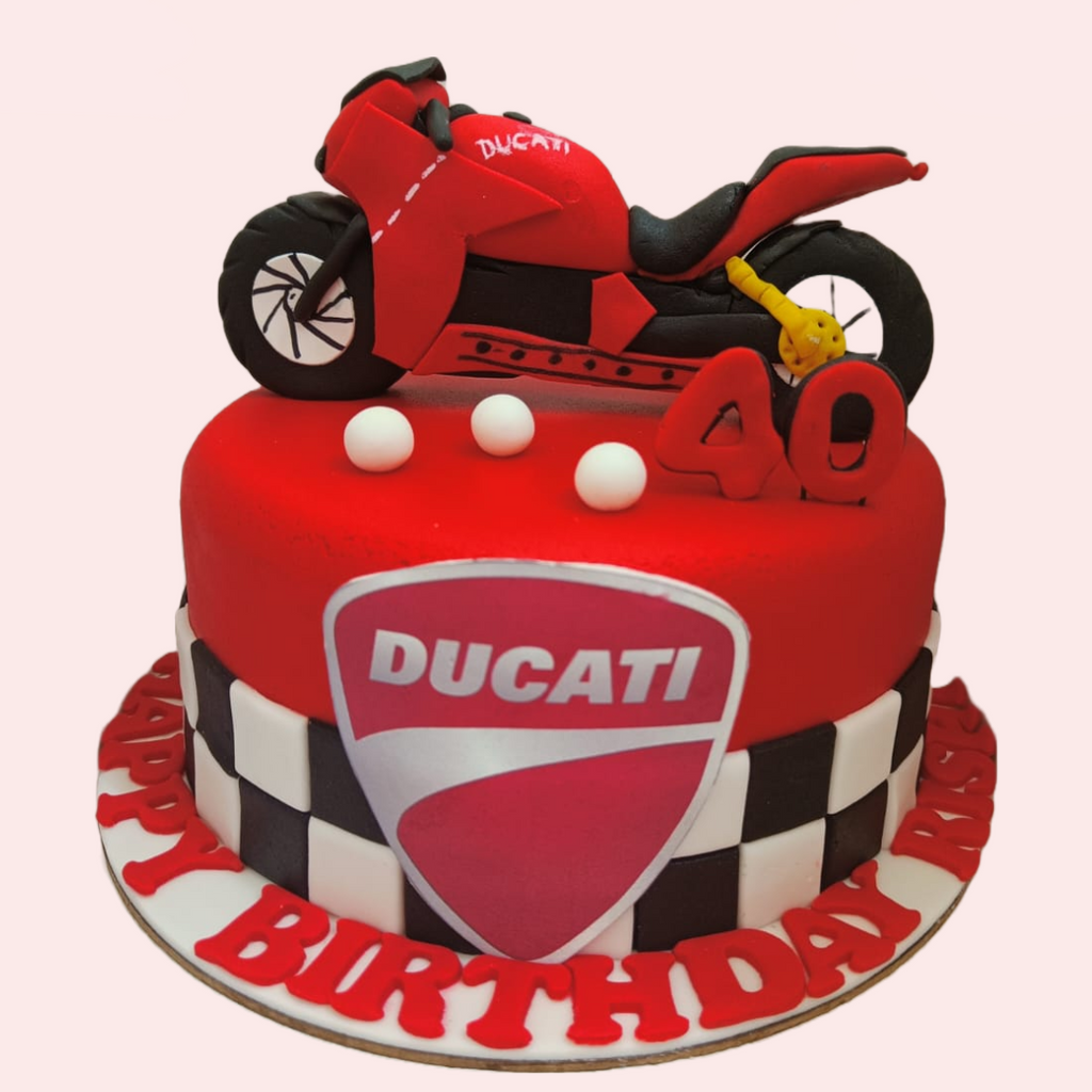 Ducati cake - Crave by Leena