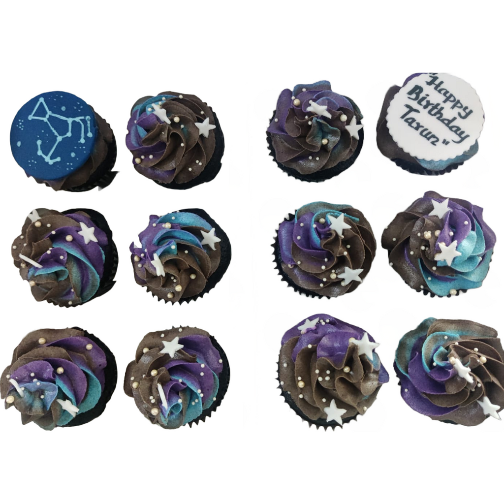 Galaxy Cupcakes (Box of 12 ) - Crave by Leena