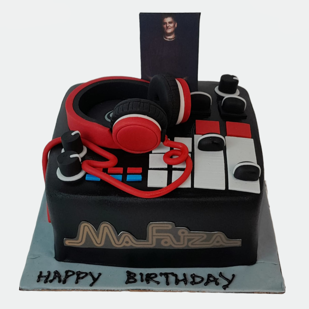 Amazon.com: DJ Happy Birthday Cake Topper, Disco Birthday Party Decorations  Supplies, Hip Hop Theme Cake Decor (Black Glitter) : Grocery & Gourmet Food