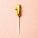 Metallic Gold Number Candles - Crave by Leena