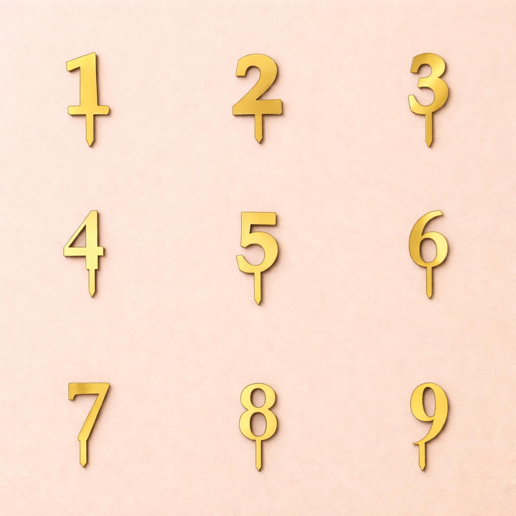 Number Toppers - Crave by Leena