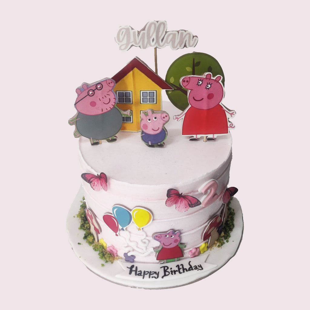 Peppa Theme Cake - Crave by Leena