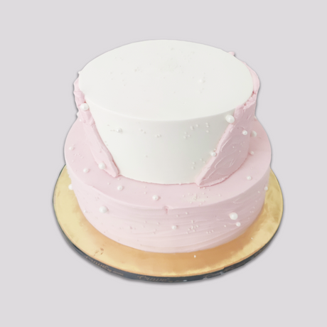 Pink Cake No Fondant - Crave by Leena