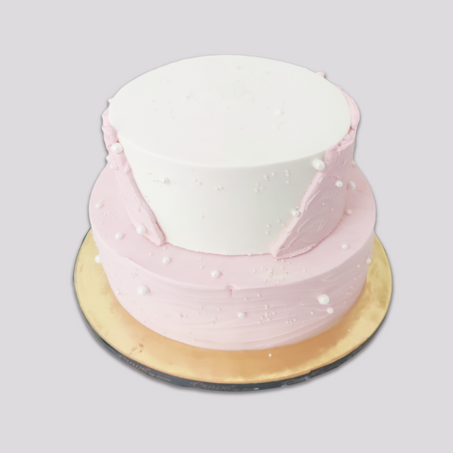 Pink Cake No Fondant - Crave by Leena