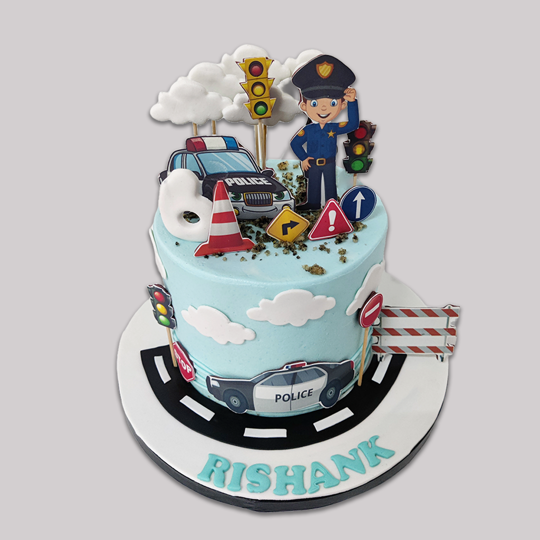 Policeman's Car Cake