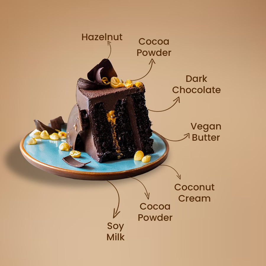 Chocolate Hazelnut Fudge Cake - Crave by Leena