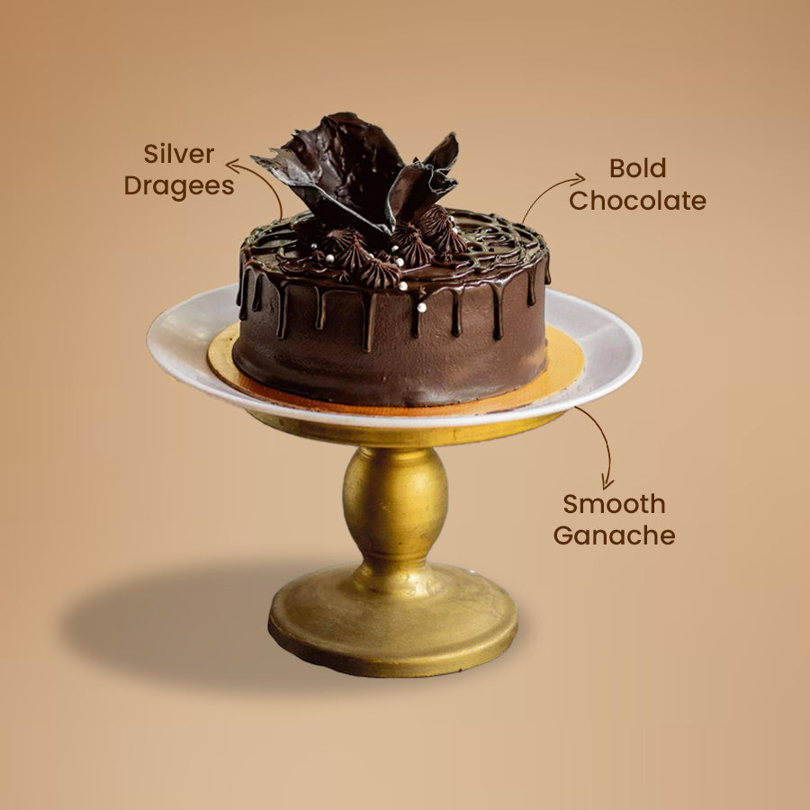 Vanilla Choco Noir Cake - Crave by Leena