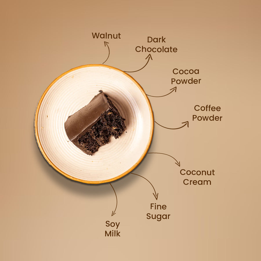 Chocolate Walnut Fudge Cake - Crave by Leena