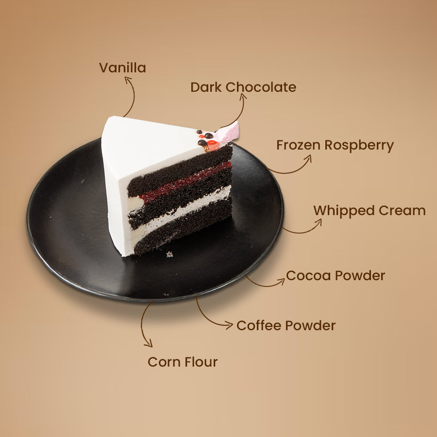 Chocolate Raspberries and Cream Cake - Crave by Leena