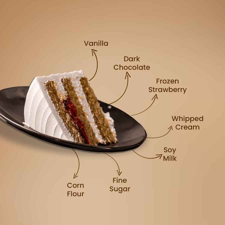 Strawberries and Cream Cake - Crave by Leena