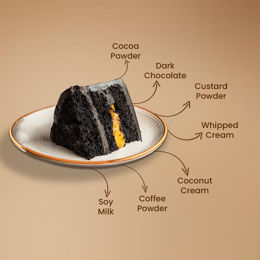 Chocolate Custard Cake - Crave by Leena