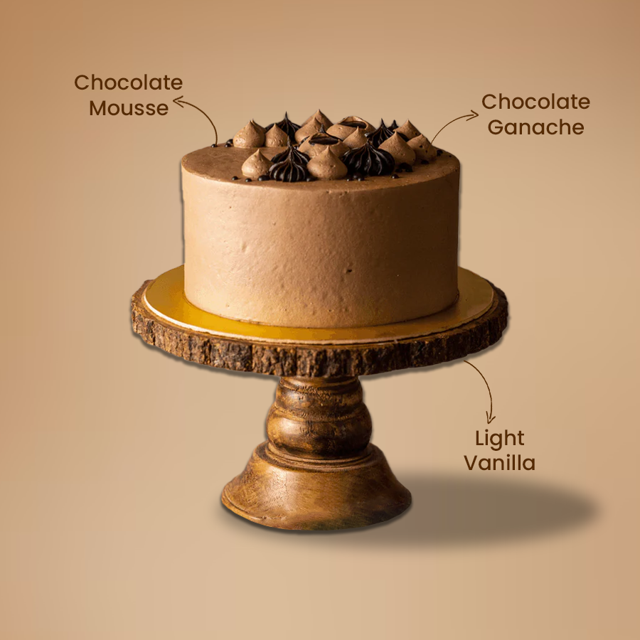 Chocolate Mousse Cake - Crave by Leena