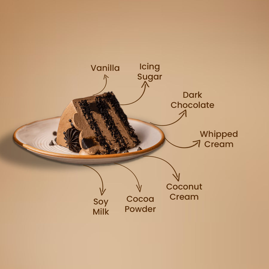 Chocolate Mousse Cake - Crave by Leena