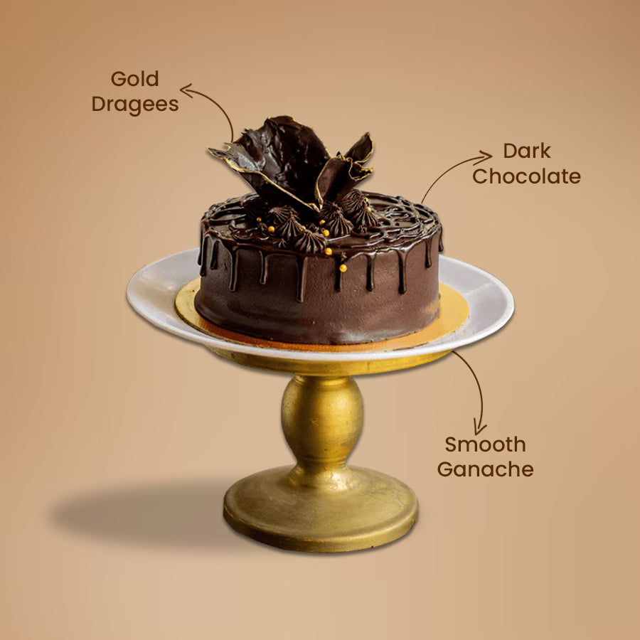 Refined Sugar-Free Chocolate Truffle Cake - Crave by Leena