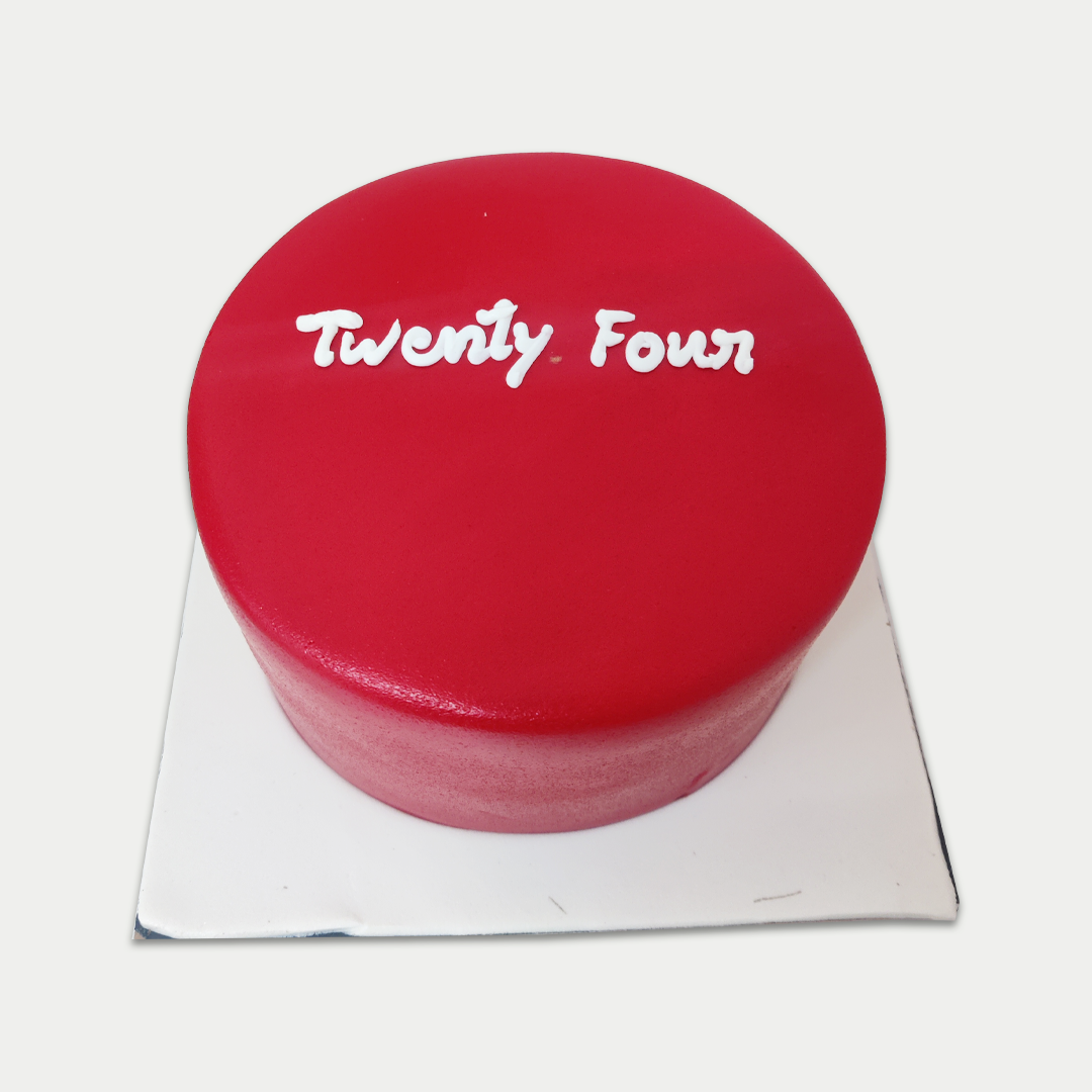 Red Fondant Cake