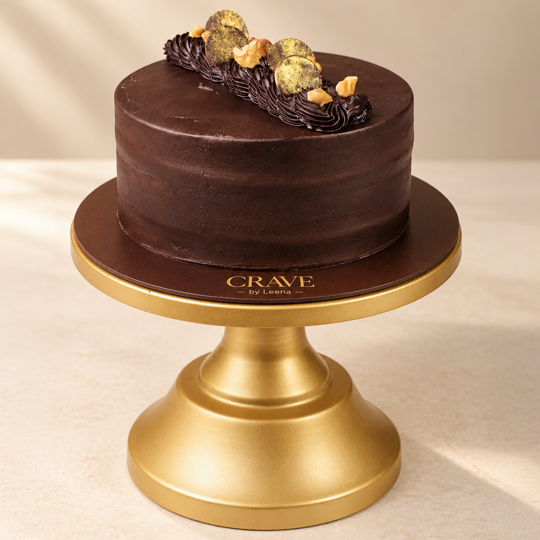 Chocolate Walnut Fudge Cake — Refined Sugar-Free