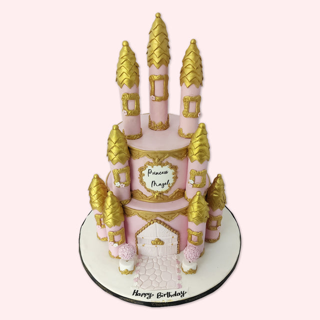 Royal Princess Castle Theme Cake - Crave by Leena