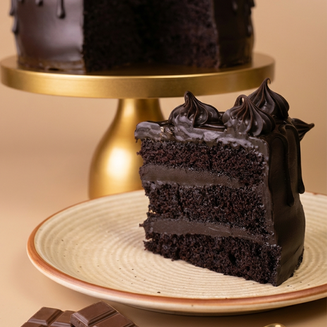 Sugar-Free Chocolate Truffle Cake - Crave by Leena
