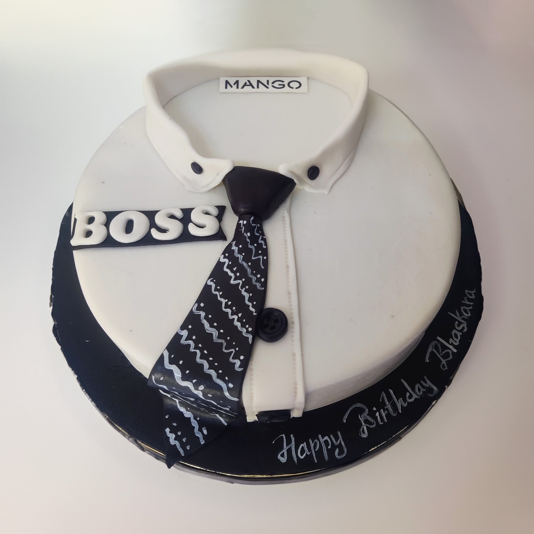 dress shirt cake 1071) Formal Shirt Fondant Cake | puffsncakes.com