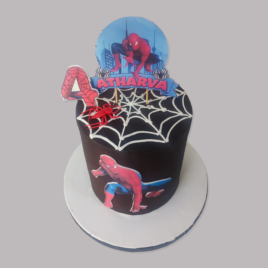 Spiderman Chocolate Cake