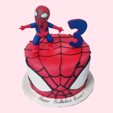 Spidey's Webbed Wonder Cake - Crave by Leena