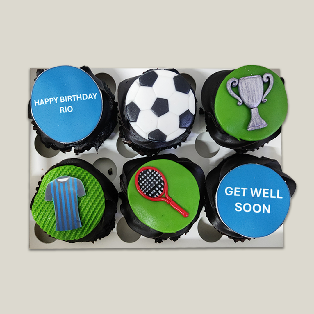 Sports Club Cupcakes - Crave by Leena