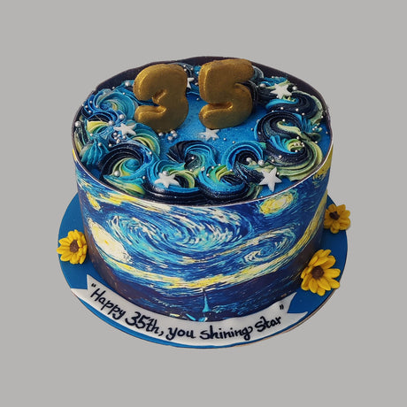 Starry Night Sunflowers - Crave by Leena