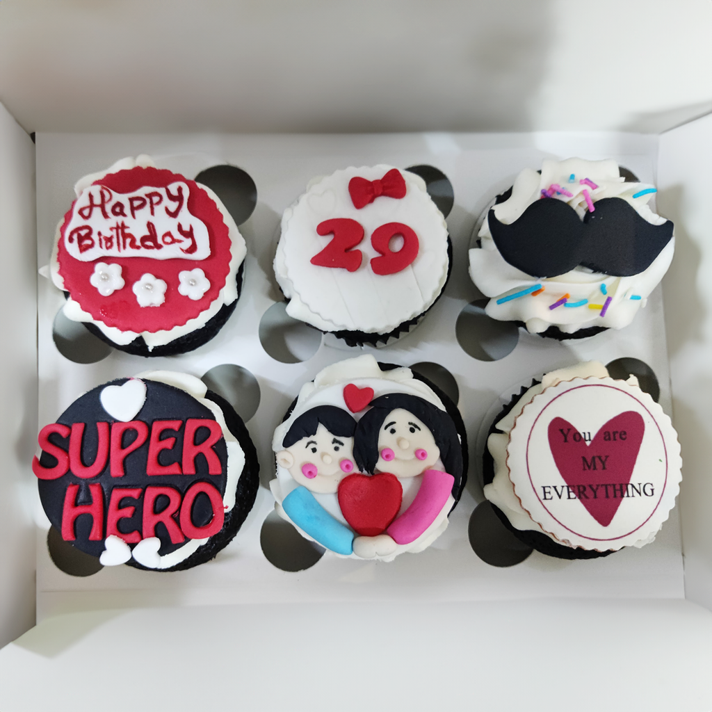 Stupid Cupid Couple cupcakes - Crave by Leena