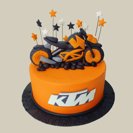 The Great KTM Bike cake - Crave by Leena