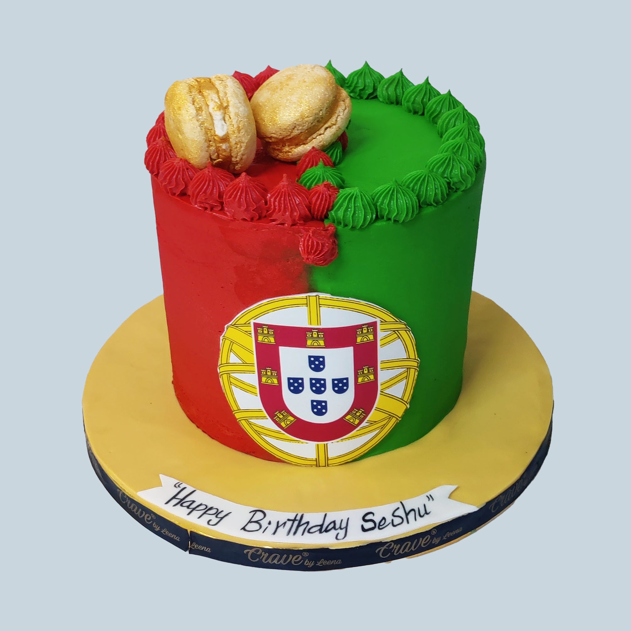 O Tal Portugal-Themed Cake – Chocolate Truffle Celebration Cake – Crave by Leena