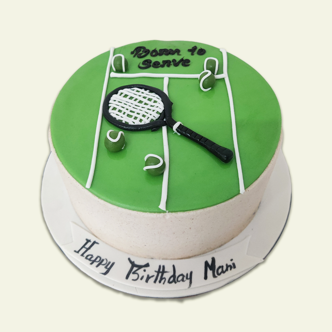 Tennis Theme Birthday Cake Bangalore | Crave by Leena