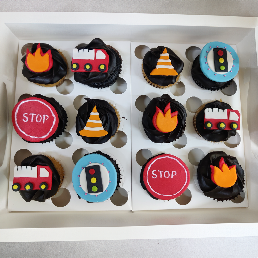 WnB Truck Theme cupcakes - Crave by Leena
