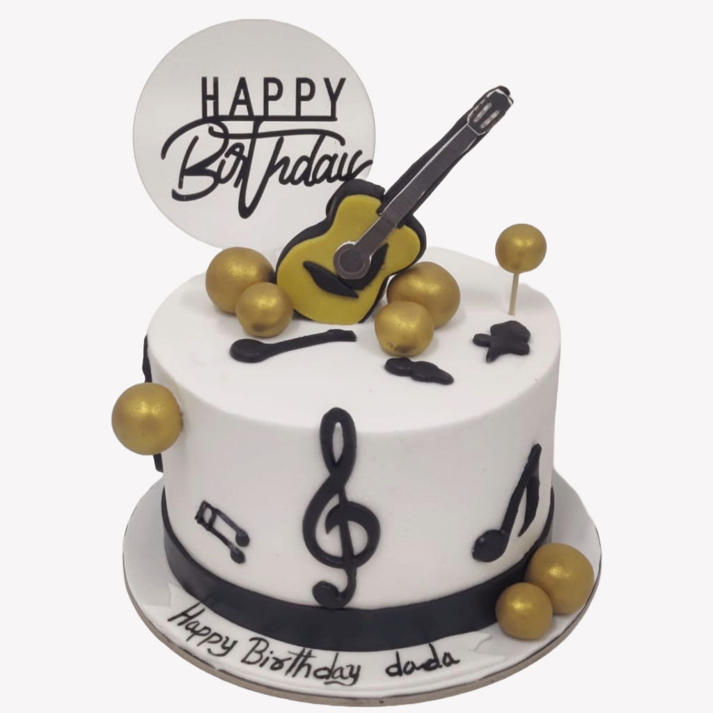 3D Guitar Cake - Crave by Leena