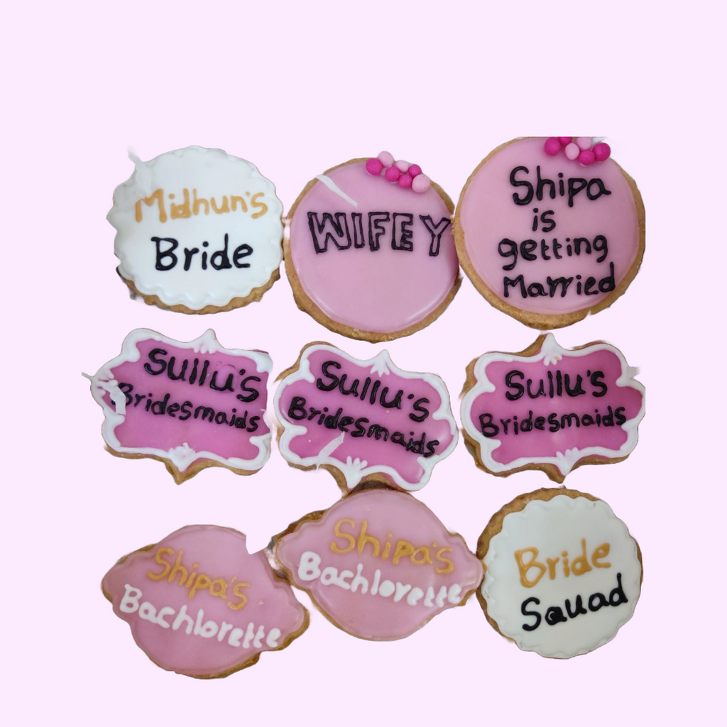 Bride to be cookies - Crave by Leena