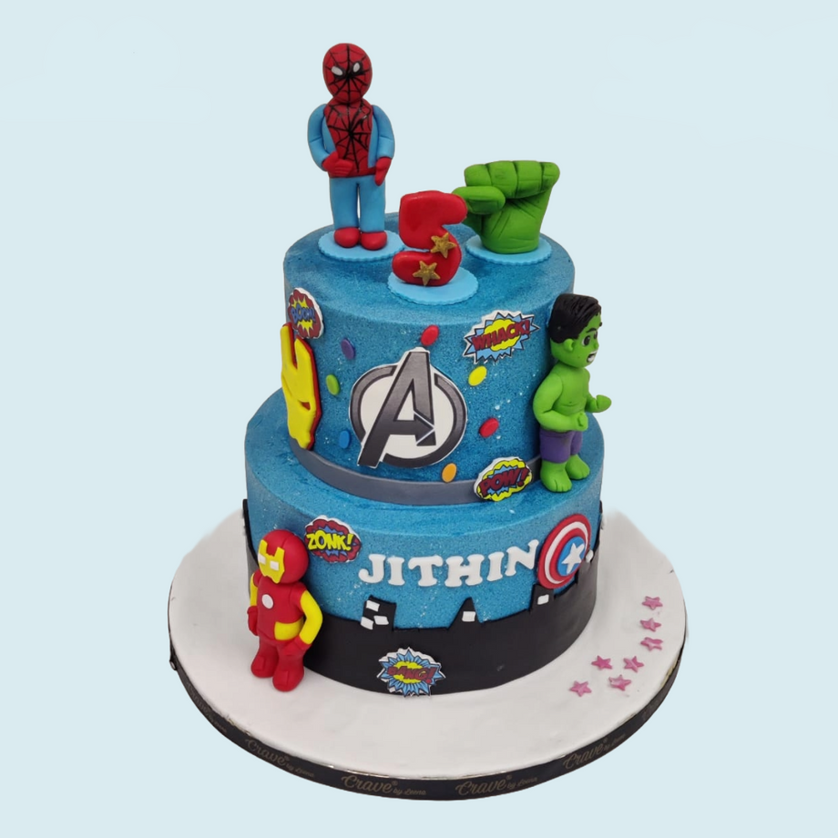 Avengers Cake . . . #AvengersCake #ToddlerAvengersCake #Avengers  #2ndBirthdayCake #BirthdayCake #CakesByNay | Instagram
