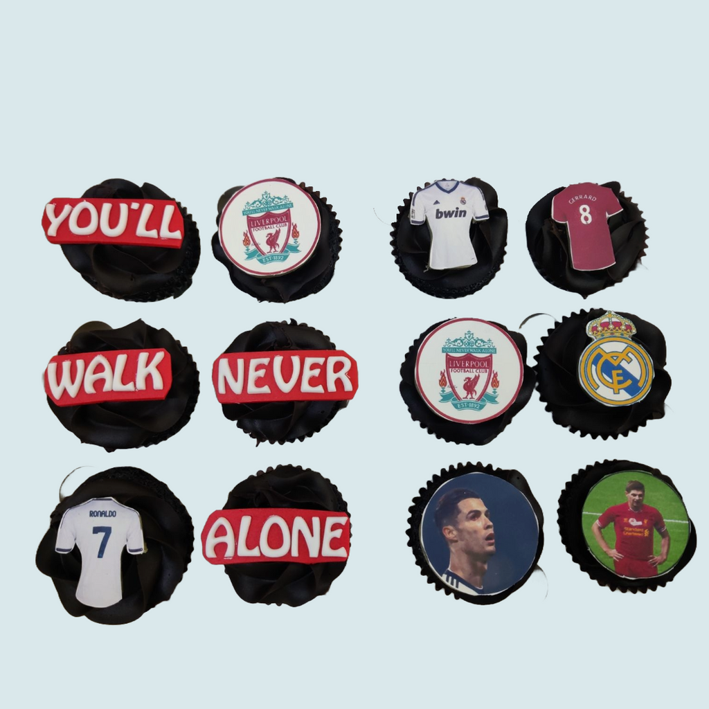 CR7 Liverpool Cupcakes - Crave by Leena