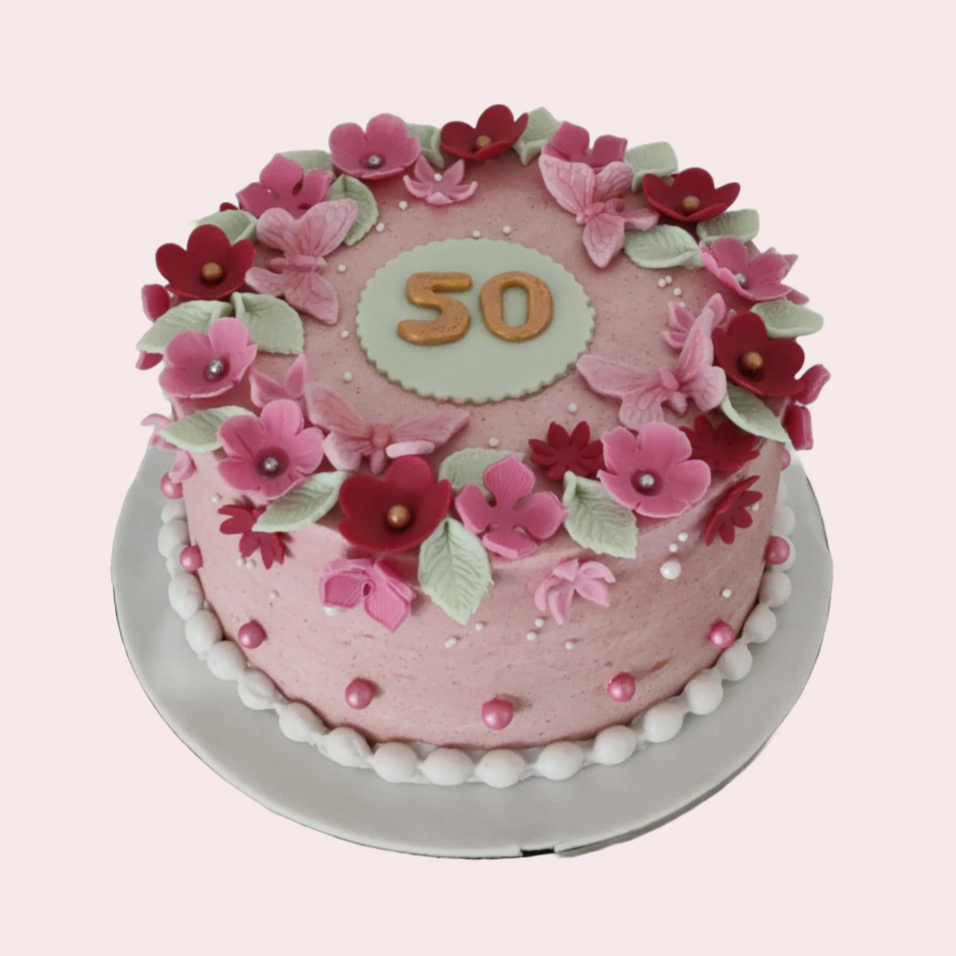 Pastel Floral Around The Cake - Crave by Leena