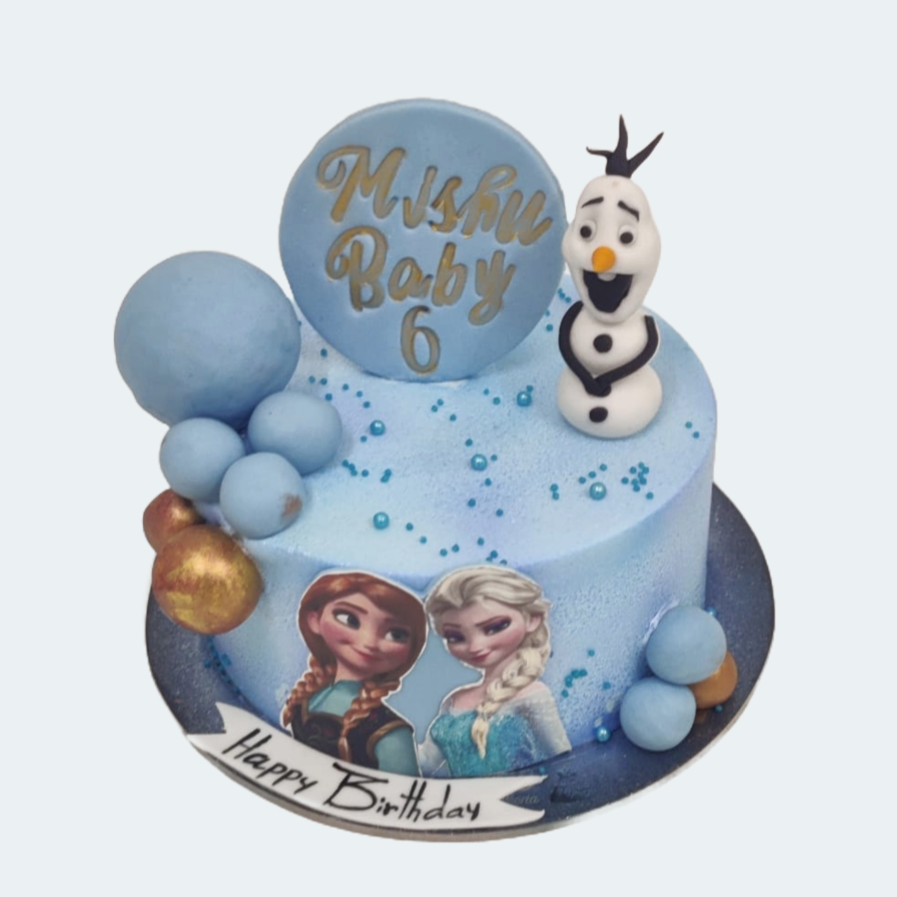 Beautifull Frozen Elsa cake - Crave by Leena