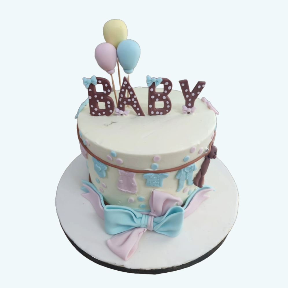 Baby Clothesline Cake - Crave by Leena