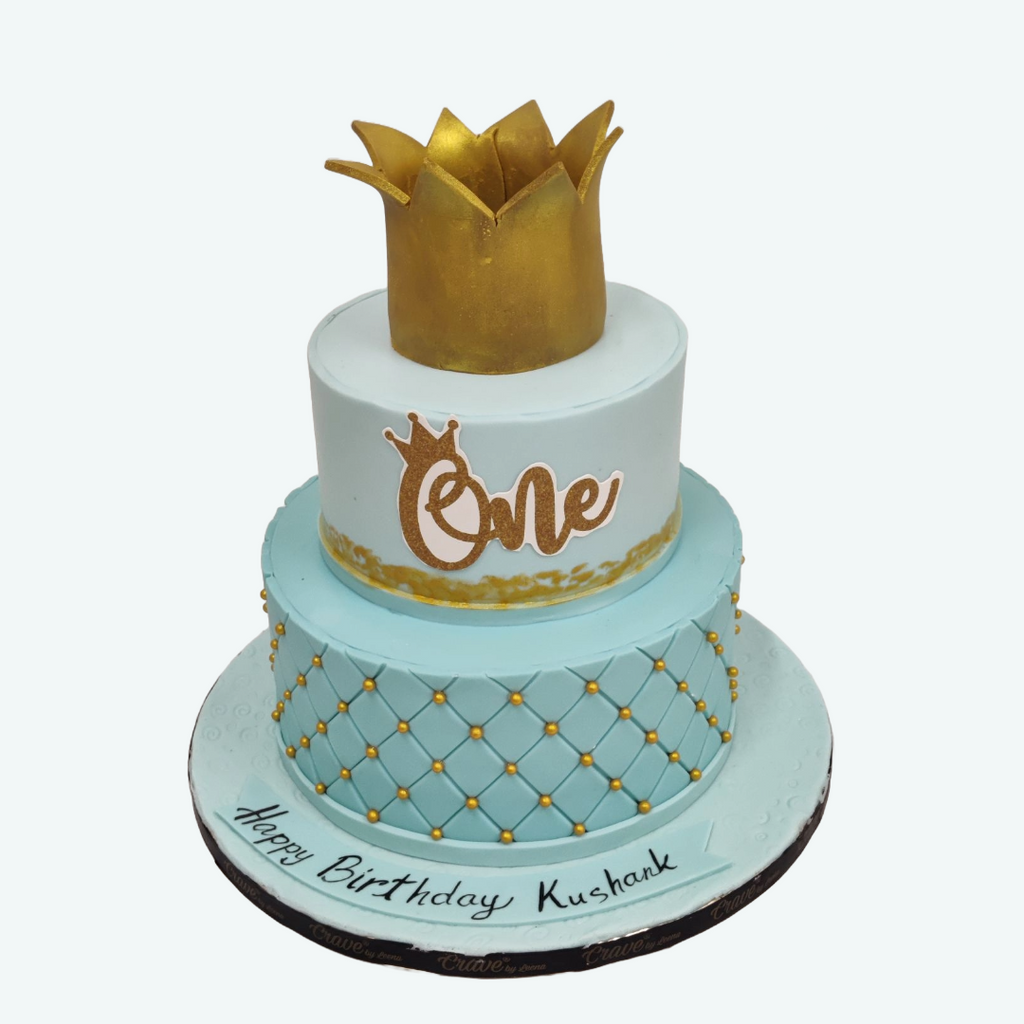 The Teal Crown Cake - Crave by Leena