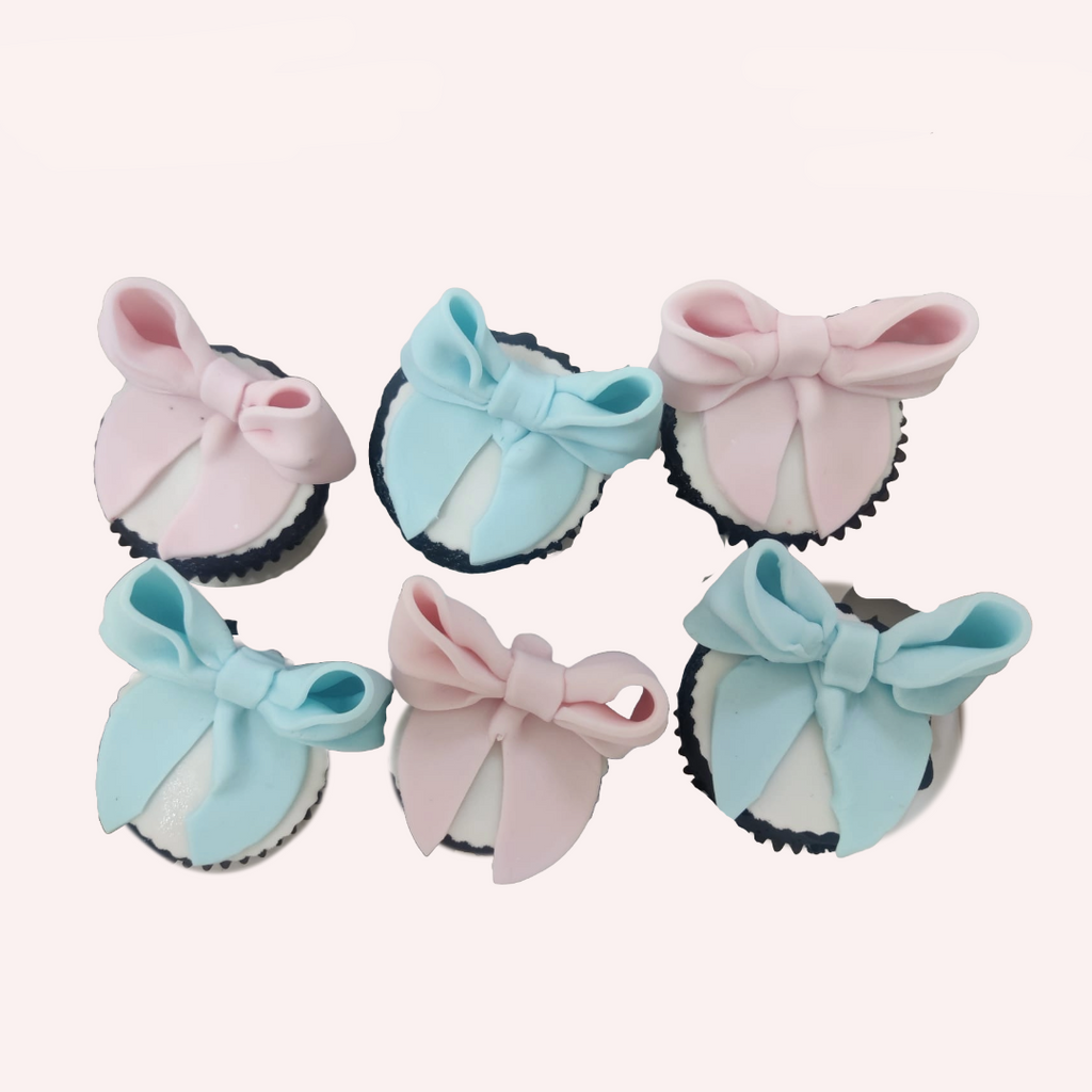Pastel Bows Cupcake - Crave by Leena