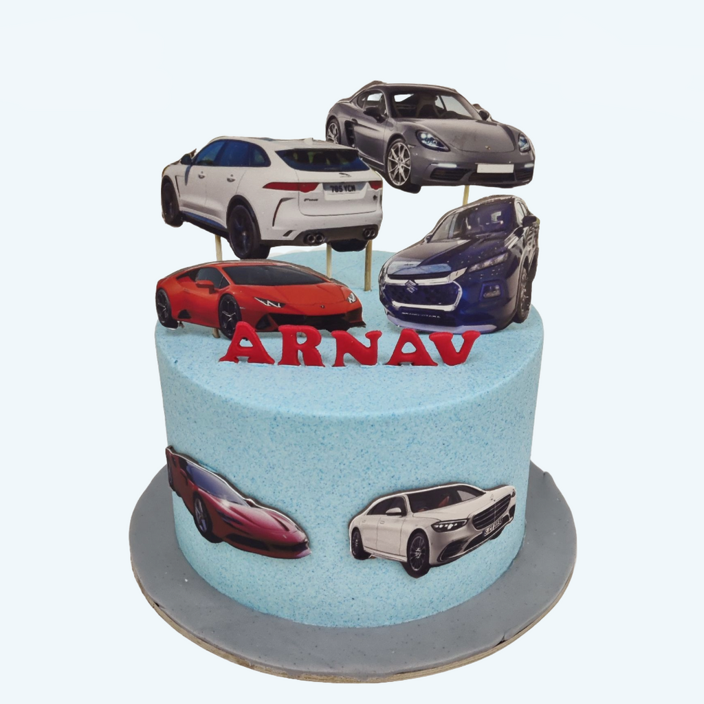 Fancy Cars Cake - Crave by Leena