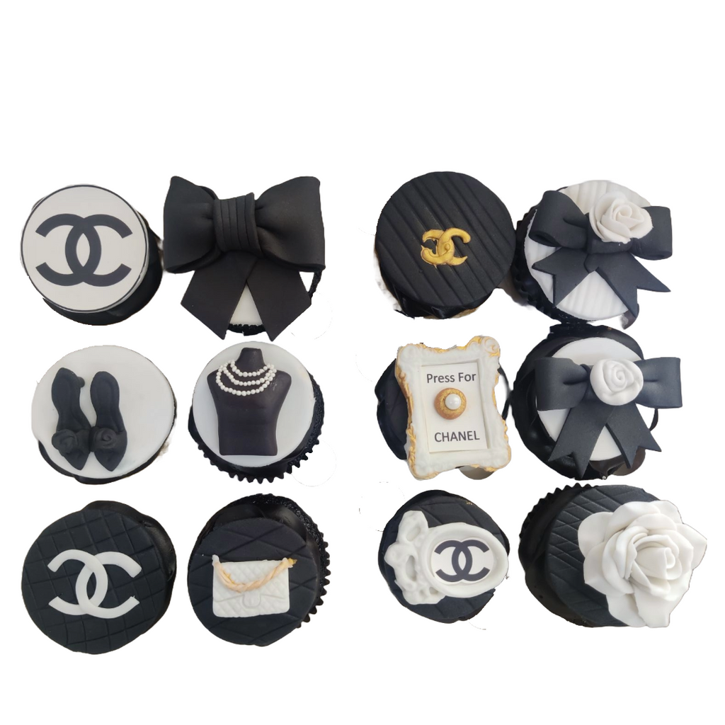 Assorted CHANEL Cupcakes - Crave by Leena