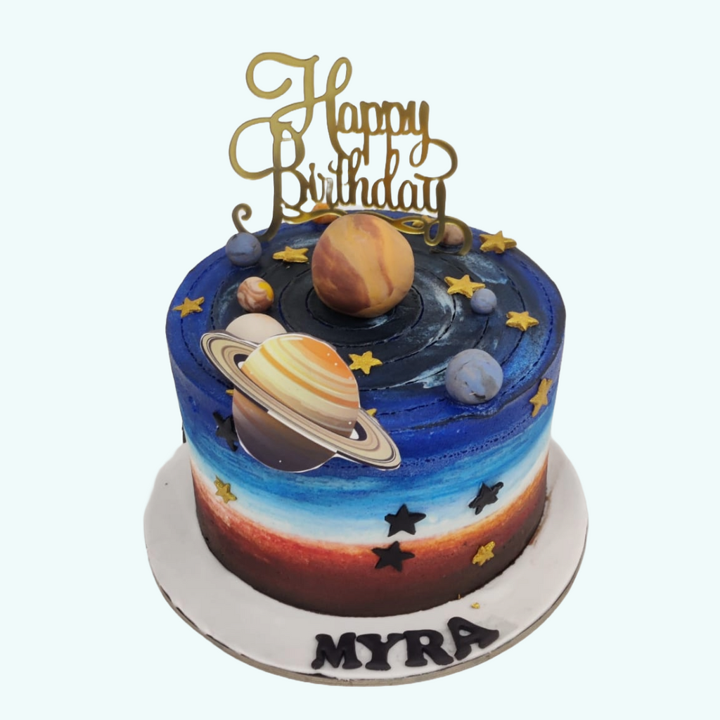 Ombre Shades Solar System Cake - Crave by Leena