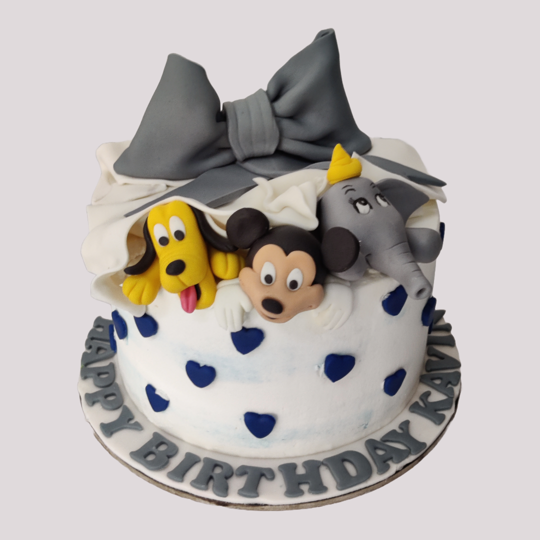 Mickey and His Buds All Way | Custom Cakes | Crave by Leena, Bangalore