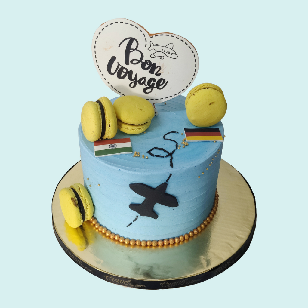 1.5KG CT IND-GER Bon Voyage Cake. - Crave by Leena