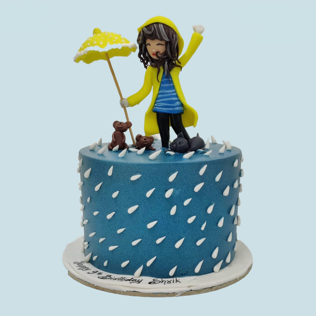 Girl in the rain cake - Crave by Leena
