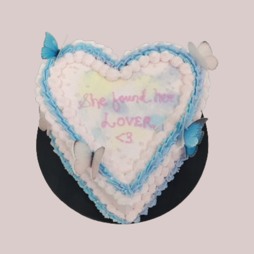1KG CT Palette Knife , Butterfly Heart cake - Crave by Leena